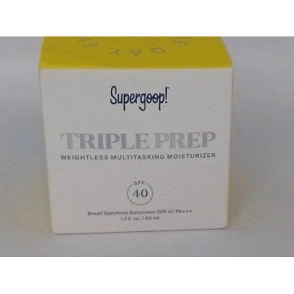 Supergoop! Triple Prep Weightless Multitasking Moisturizer SPF 40 ,1.7 Fl Oz